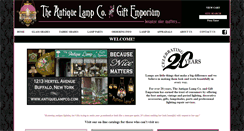 Desktop Screenshot of antiquelampco.com