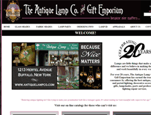 Tablet Screenshot of antiquelampco.com